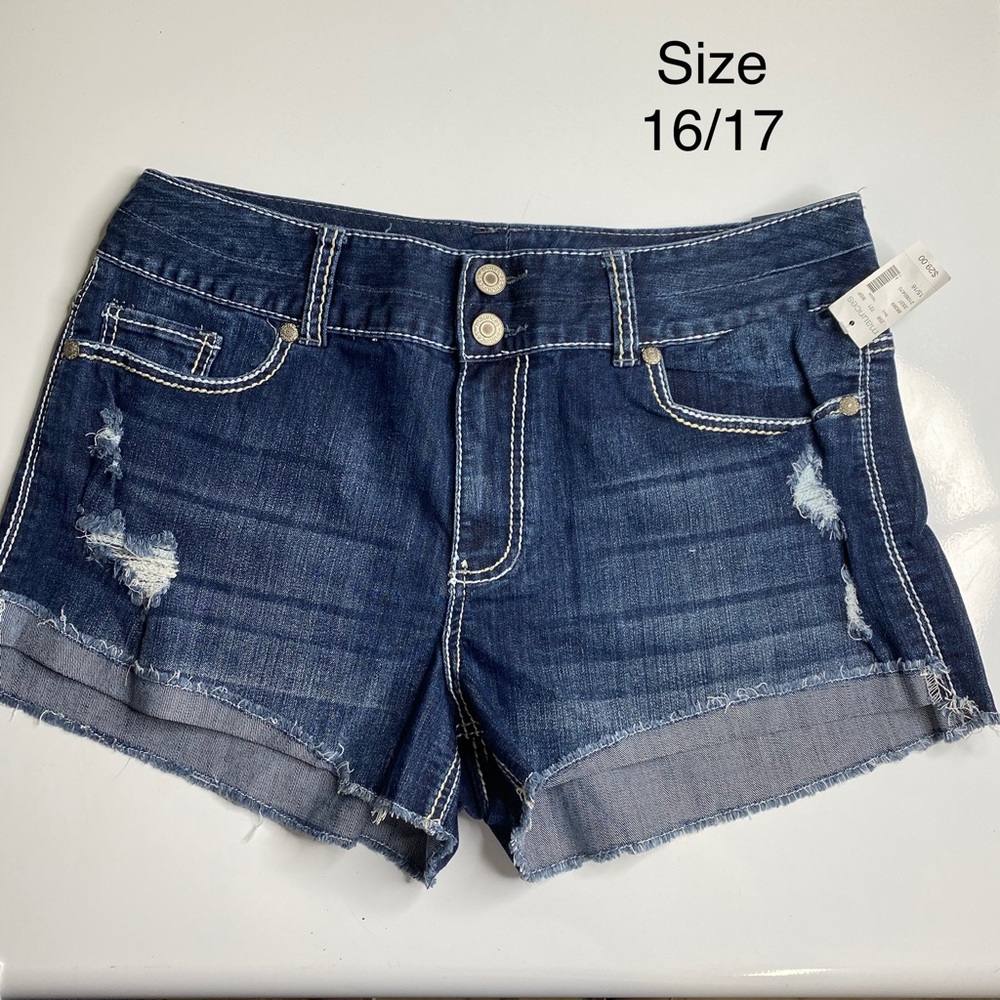Maurices Plus Size Jean Shorts NWT